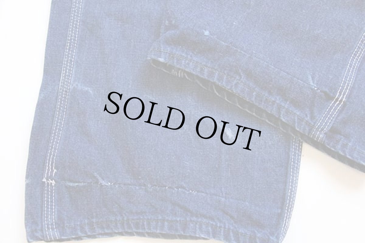 画像8: 60s USA製 Sears インディゴ デニム オーバーオール (8)