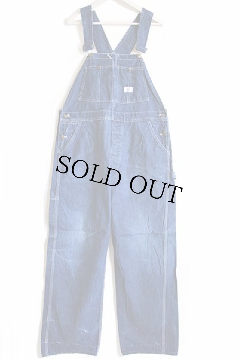 画像2: 60s USA製 Sears インディゴ デニム オーバーオール (2)