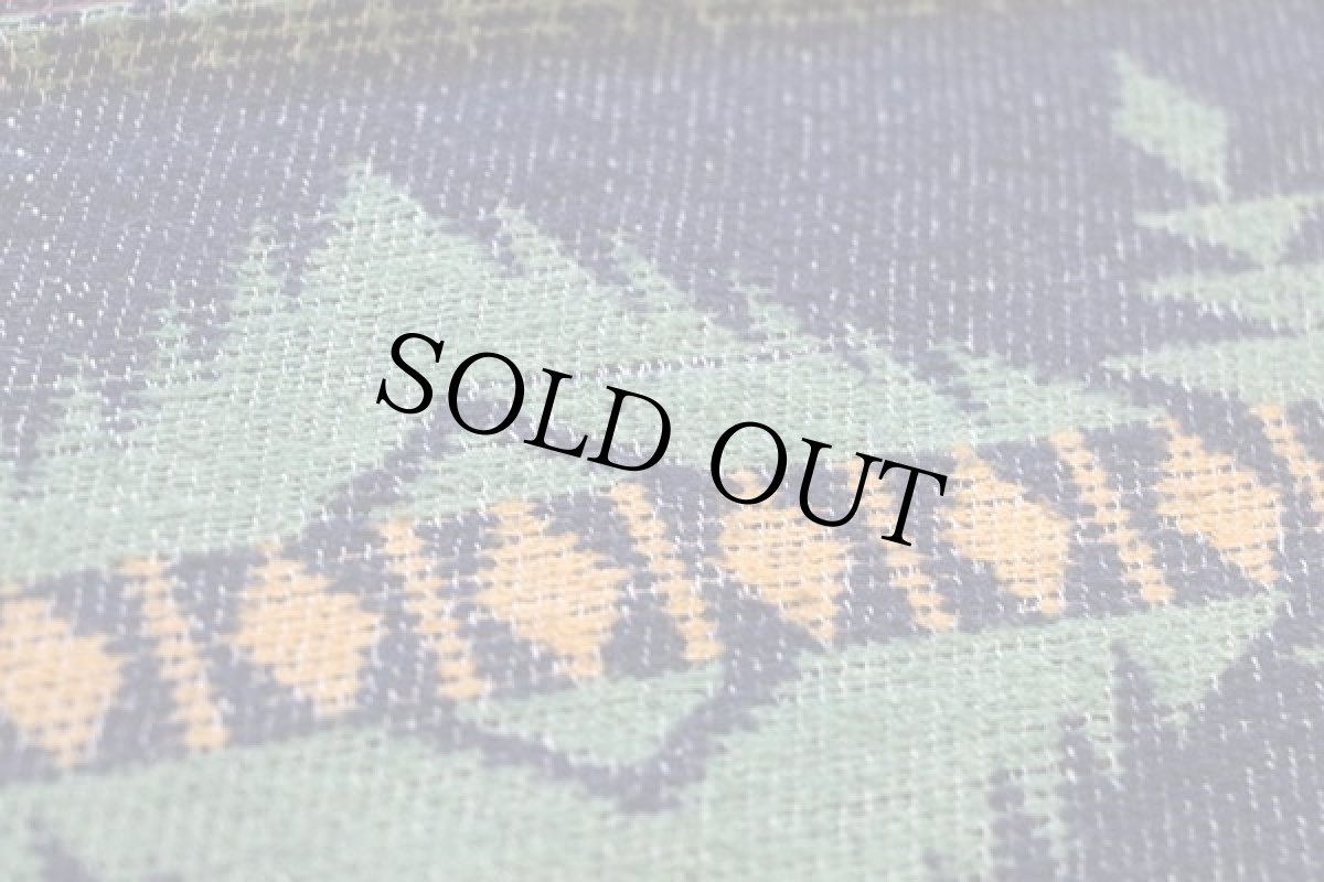 画像5: 30s ネイティブ柄 キャンプ ブランケット (5)