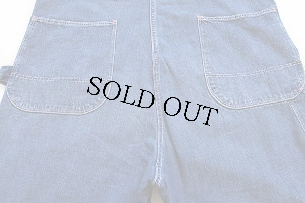 画像5: 50s PENNEY'S BIGMAC パッチワーク リペア インディゴ デニム オーバーオール (5)