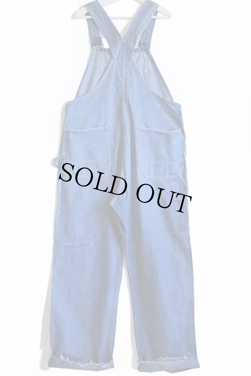 画像3: 50s PENNEY'S BIGMAC パッチワーク リペア インディゴ デニム オーバーオール (3)