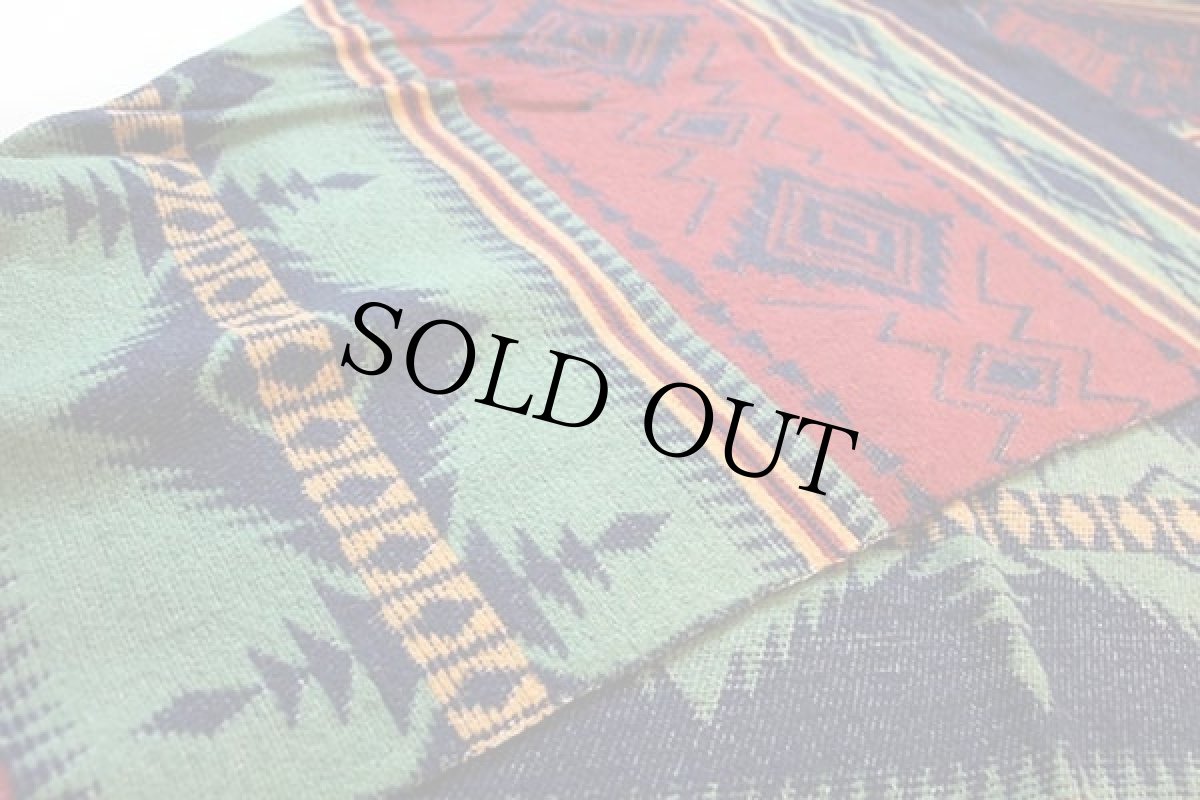 画像3: 30s ネイティブ柄 キャンプ ブランケット (3)