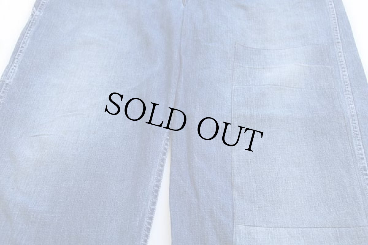 画像7: 50s PENNEY'S BIGMAC パッチワーク リペア インディゴ デニム オーバーオール (7)