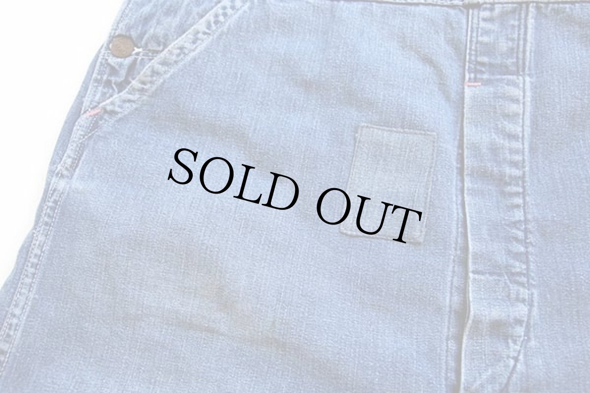 画像8: 50s PENNEY'S BIGMAC パッチワーク リペア インディゴ デニム オーバーオール (8)