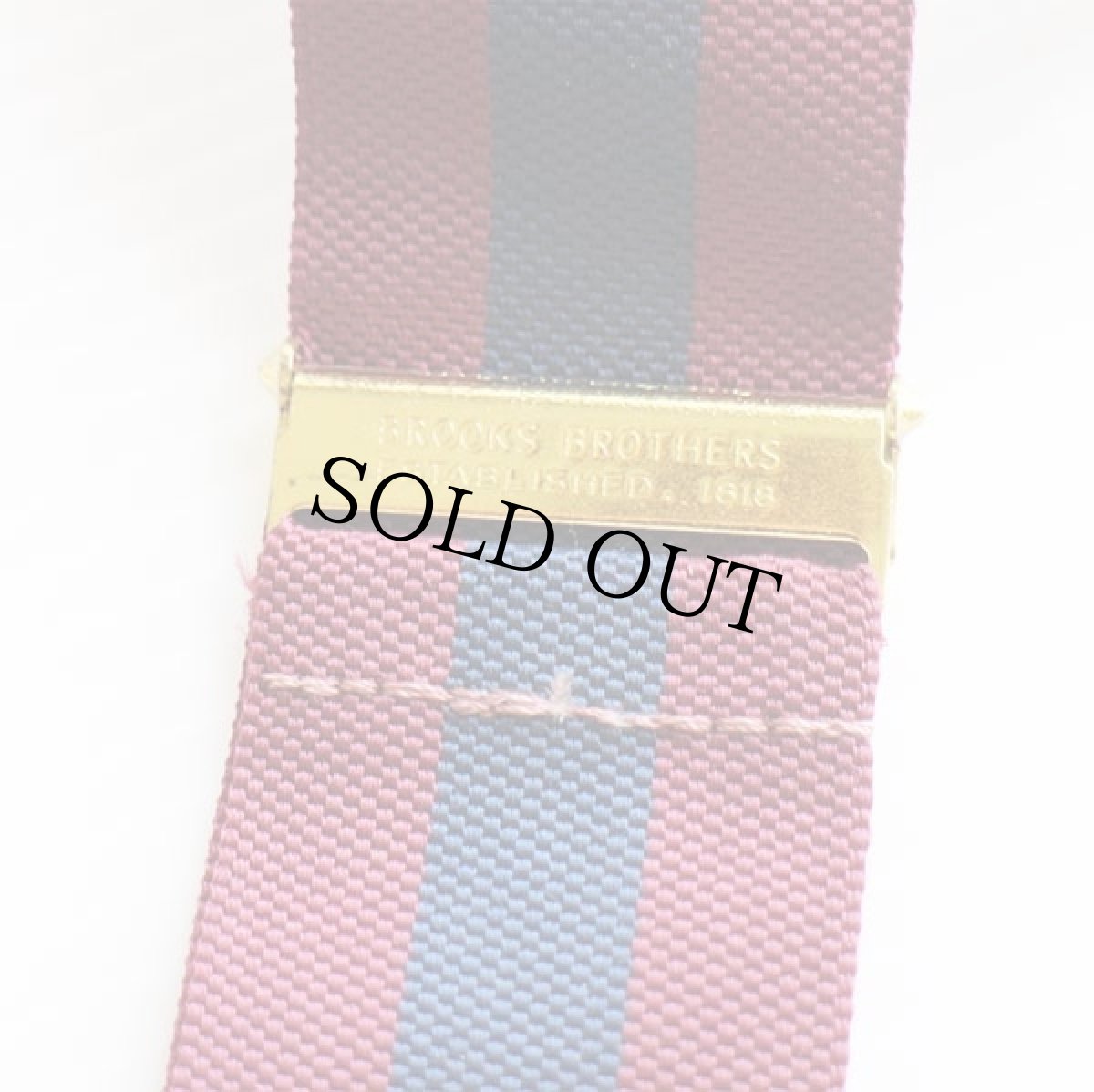 画像4: 英国製 Brooks Brothersブルックスブラザーズ ストライプ ボタンタブ式 サスペンダー R★06 (4)