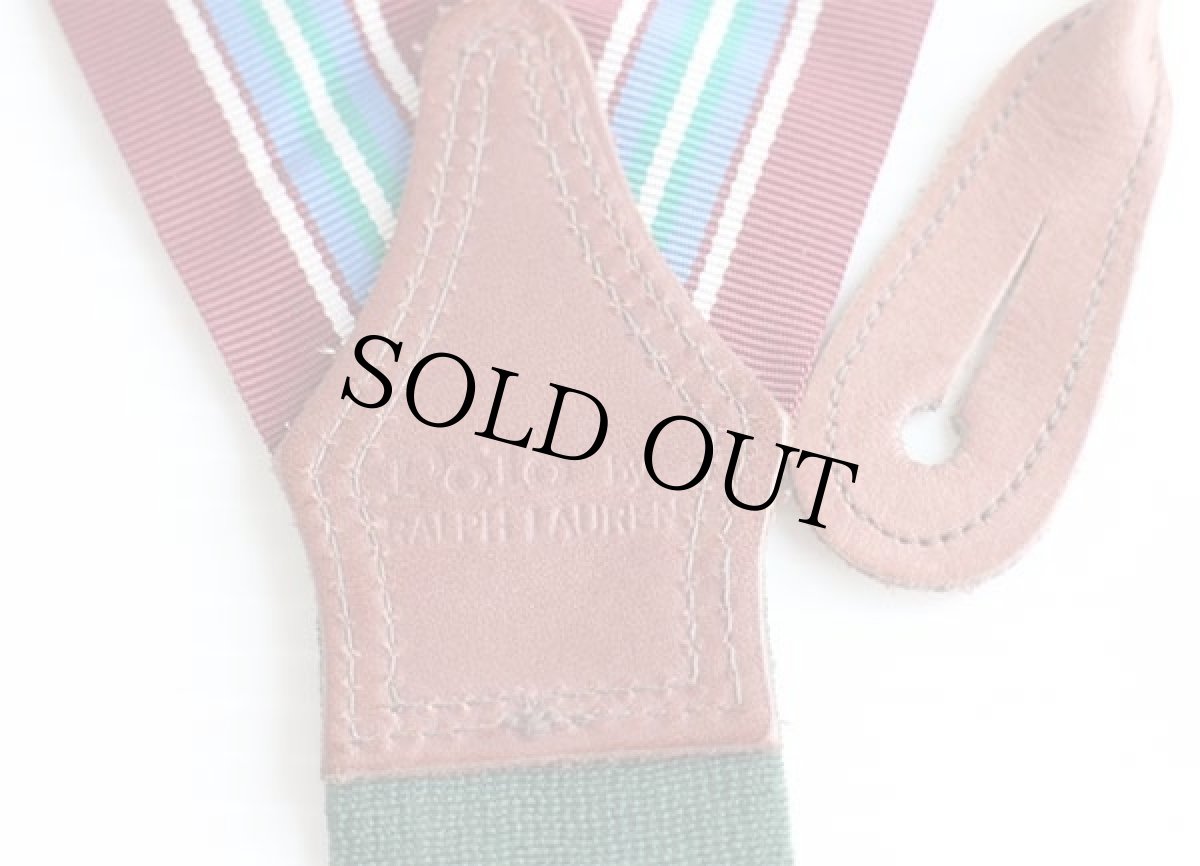 画像3: USA製 ポロ ラルフローレン ストライプ ボタンタブ式 サスペンダー★02 (3)