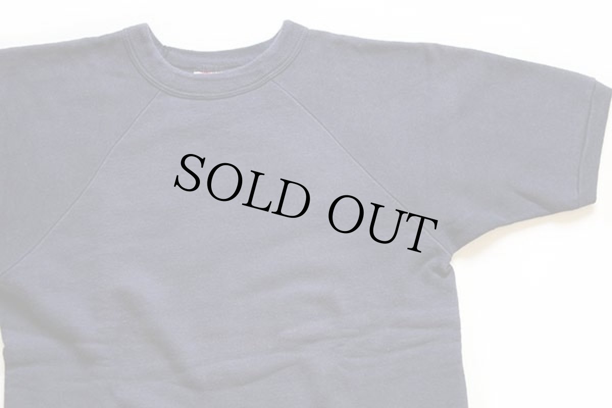 画像3: 60s HANES BREEZE SHIELD 無地 コットン 半袖スウェット ナス紺 L★ブランク (3)