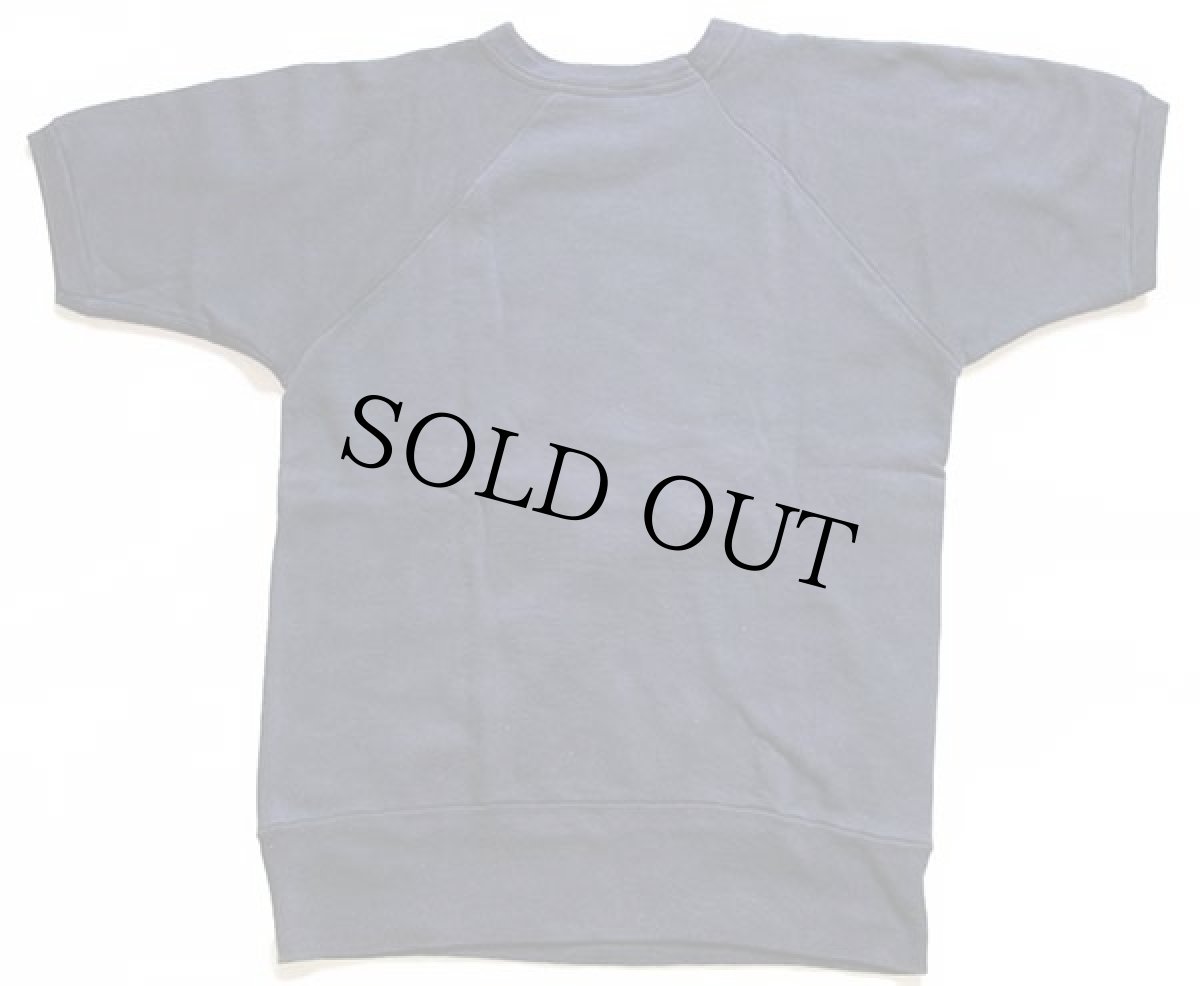 画像2: 60s HANES BREEZE SHIELD 無地 コットン 半袖スウェット ナス紺 L★ブランク (2)