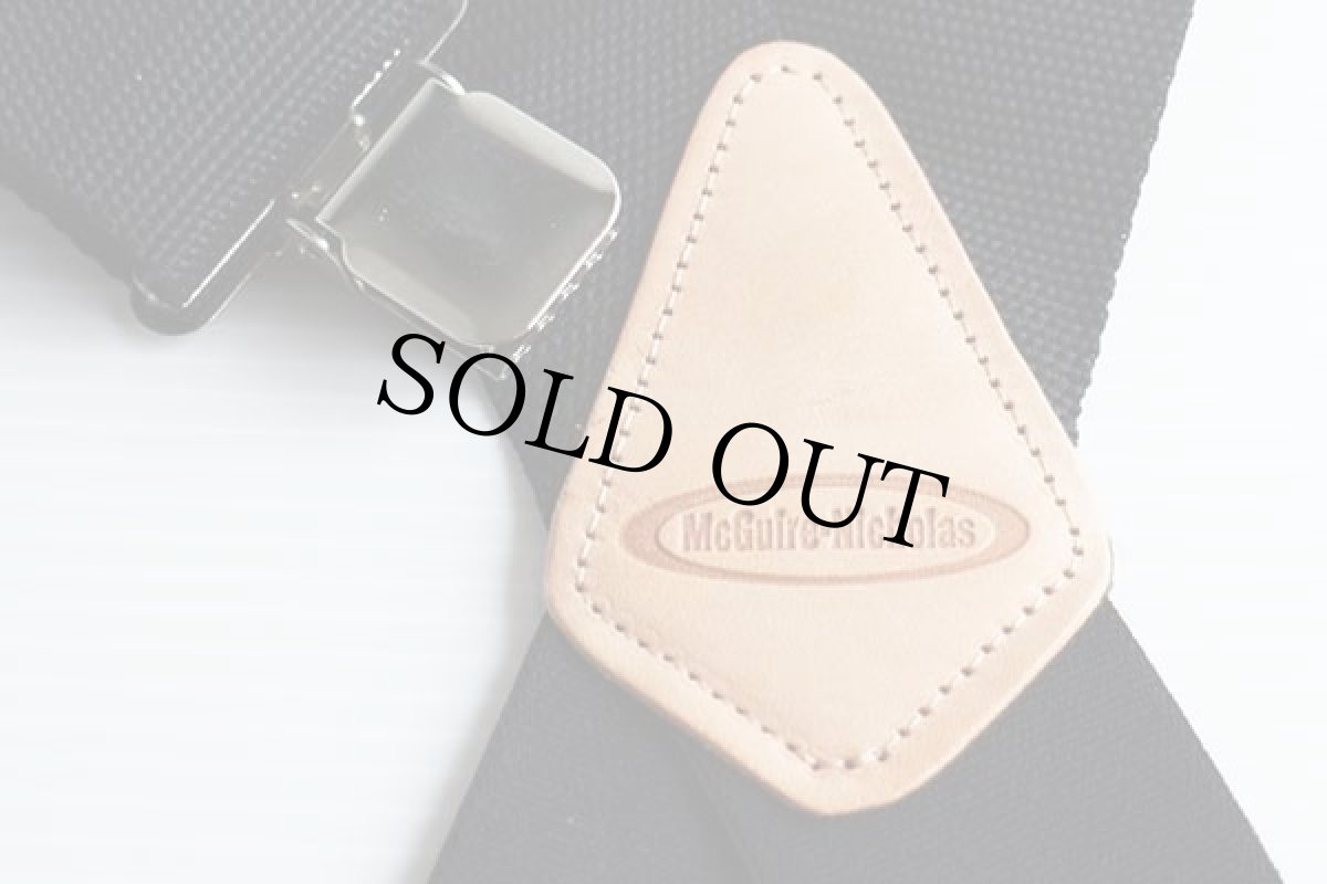 画像3: McGuire-Nicholas 無地 クリップ式 サスペンダー 黒★70 (3)