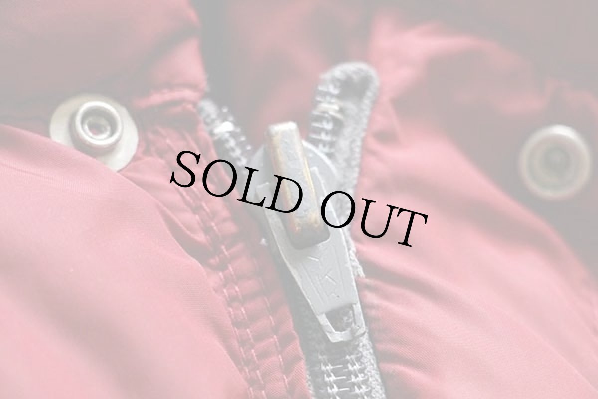 画像6: 70s SIERRA DESIGNSシエラデザイン ナイロン ダウンジャケット 濃赤 S (6)