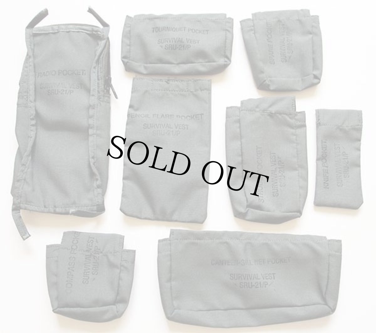 画像7: 90s 米軍 USAF SRU-21P メッシュ サバイバルベスト セージグリーン L (7)