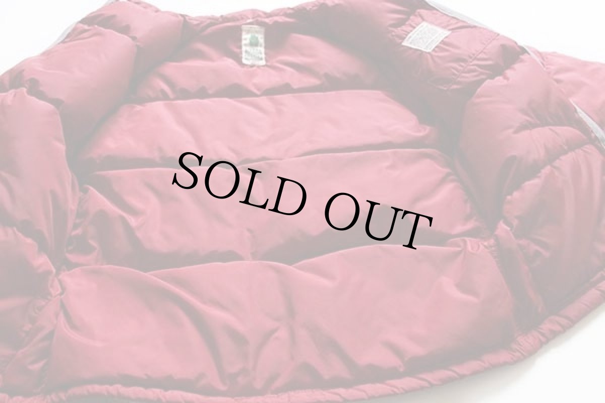 画像5: 70s SIERRA DESIGNSシエラデザイン ナイロン ダウンジャケット 濃赤 S (5)