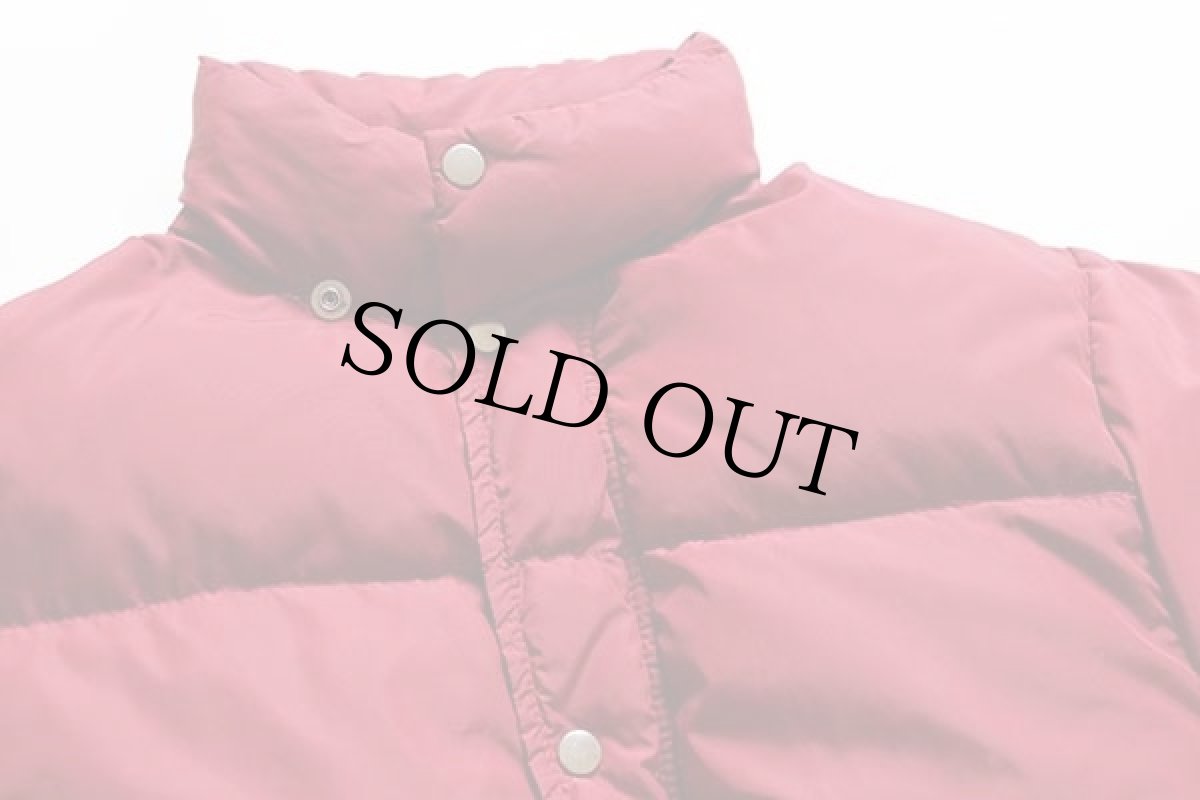 画像3: 70s SIERRA DESIGNSシエラデザイン ナイロン ダウンジャケット 濃赤 S (3)