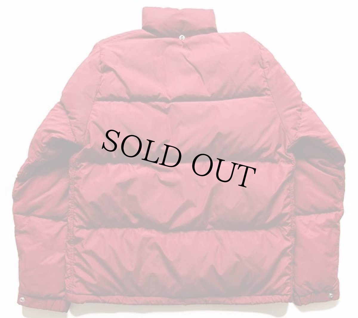 画像2: 70s SIERRA DESIGNSシエラデザイン ナイロン ダウンジャケット 濃赤 S (2)