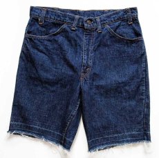 画像1: 70s Levi'sリーバイス 646 カットオフ デニム ショートパンツ w34★ショーツ (1)