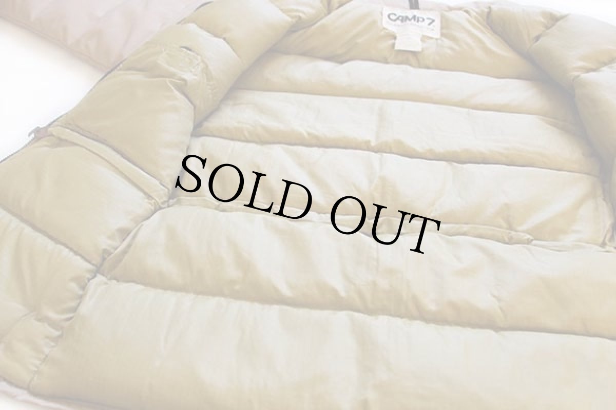 画像5: 70s USA製 CAMP7 ダウンジャケット タン S (5)