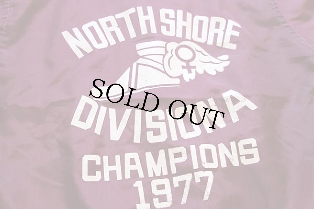 画像3: 70s WEST WIND ウイングフット ナイロンスタジャン バーガンディ XS (3)