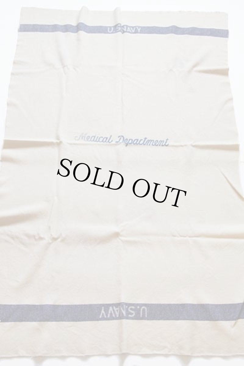 画像2: 40s 米軍 Esmond U.S.NAVY メディカル ウール ブランケット (2)