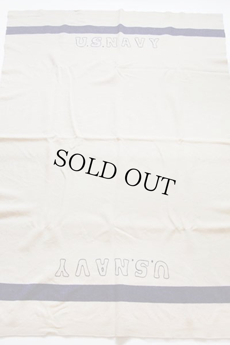 画像2: 40s 米軍 U.S.NAVY ウール ブランケット (2)