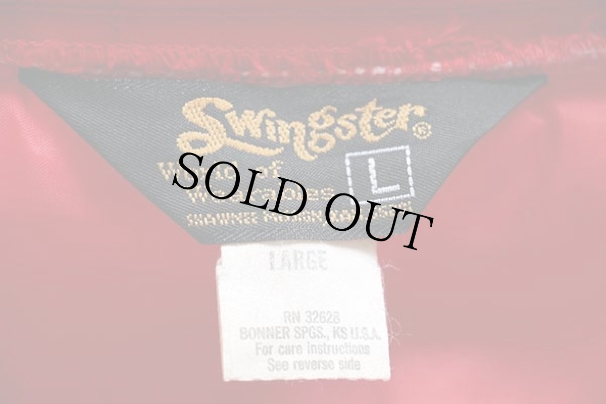 画像4: 70s Swingster STP パッチ付き 中綿入り レーシングベスト 赤 L (4)