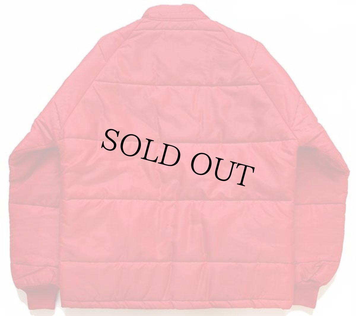 画像2: 70s Swingster 中綿入り ナイロン レーシングジャケット 赤 M (2)