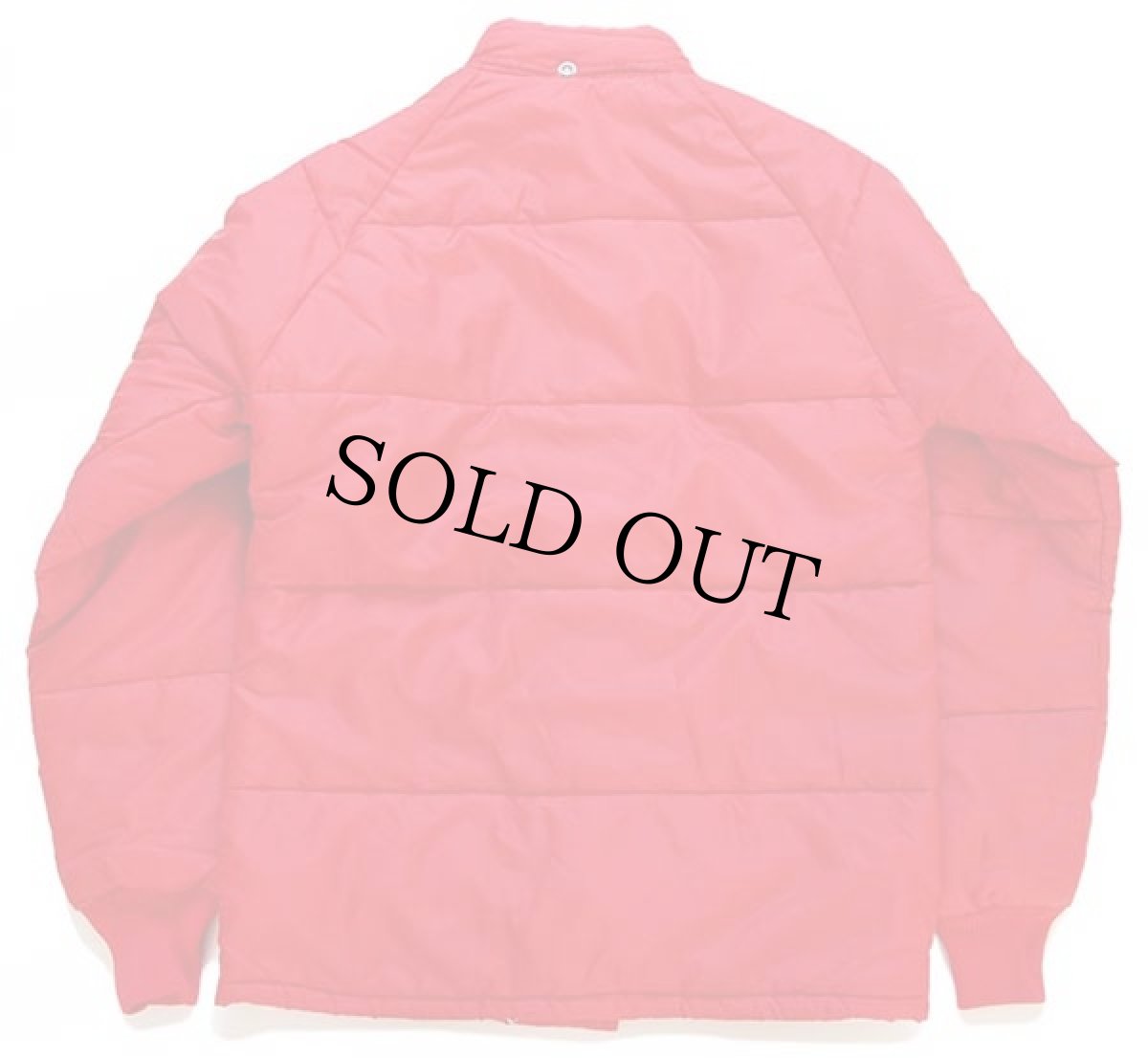 画像2: 70s Swingster mercruiser パッチ付き 中綿入り ナイロン レーシングジャケット 赤 XS (2)