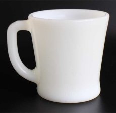 画像2: 50s USA製 Fire-Kingファイヤーキング Dハンドルマグ カップ 白 (2)