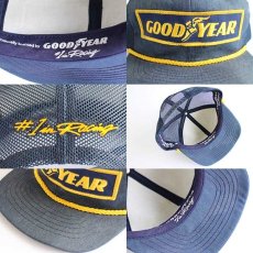 画像3: 80s USA製 Swingster GOODYEAR パッチ付き メッシュキャップ 紺 (3)