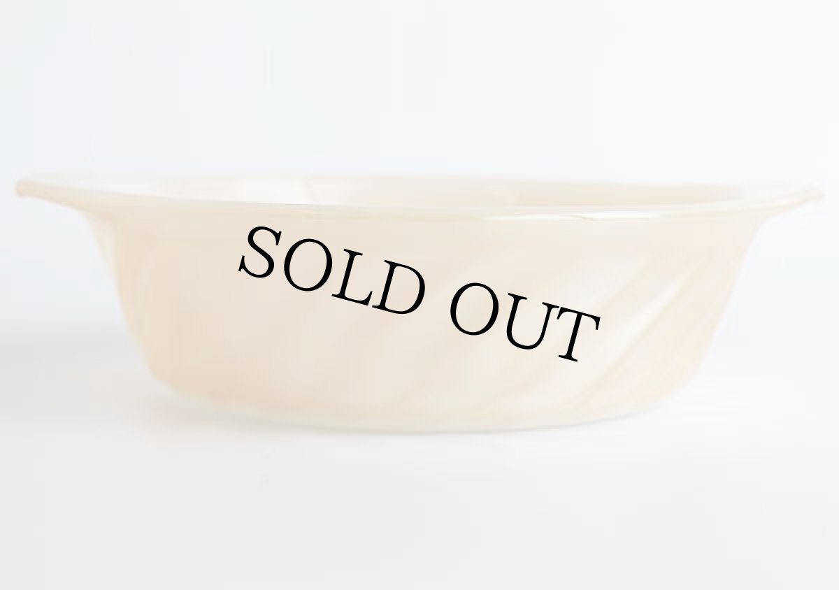 画像2: 60s USA製 Fire-Kingファイヤーキング COPPER-TINTカッパーティント スワール キャセロール (2)