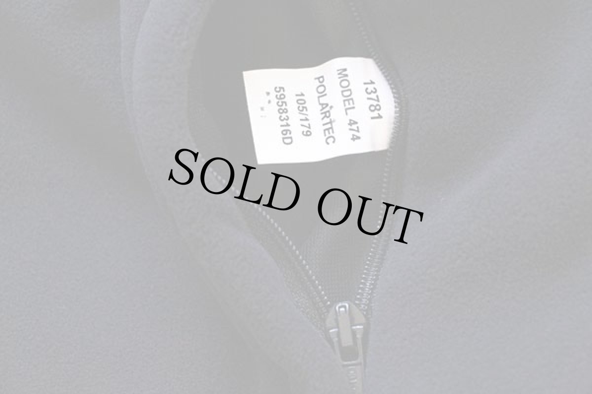 画像6: 未使用★イギリス警察 METROPOLITAN POLICE 474 POLARTEC フリースジャケット 黒 105/179 (6)