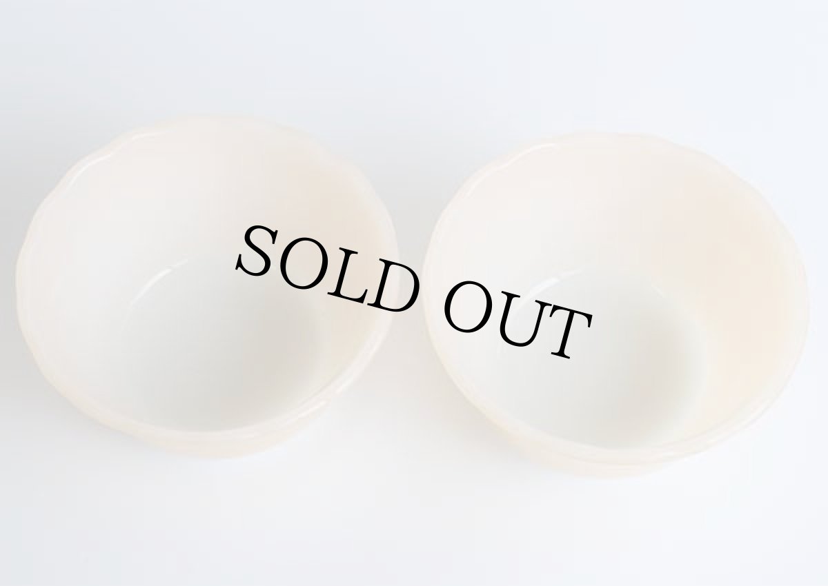 画像3: 60s USA製 Fire-Kingファイヤーキング COPPER-TINTカッパーティント カスタードカップ 6oz 2個セット★B (3)