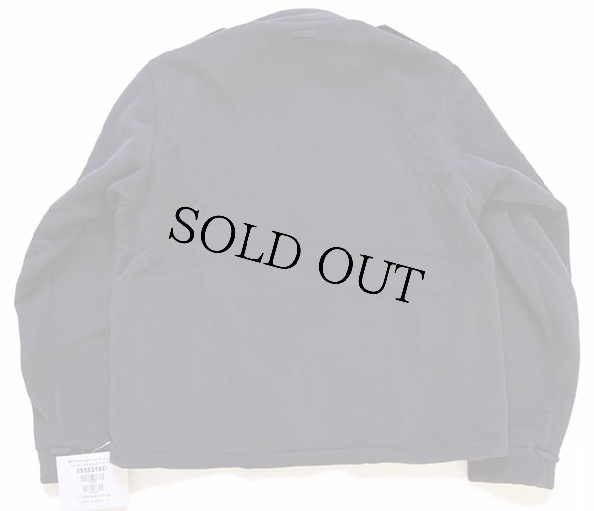 画像3: 未使用★イギリス警察 METROPOLITAN POLICE 474 POLARTEC フリースジャケット 黒 105/179 (3)