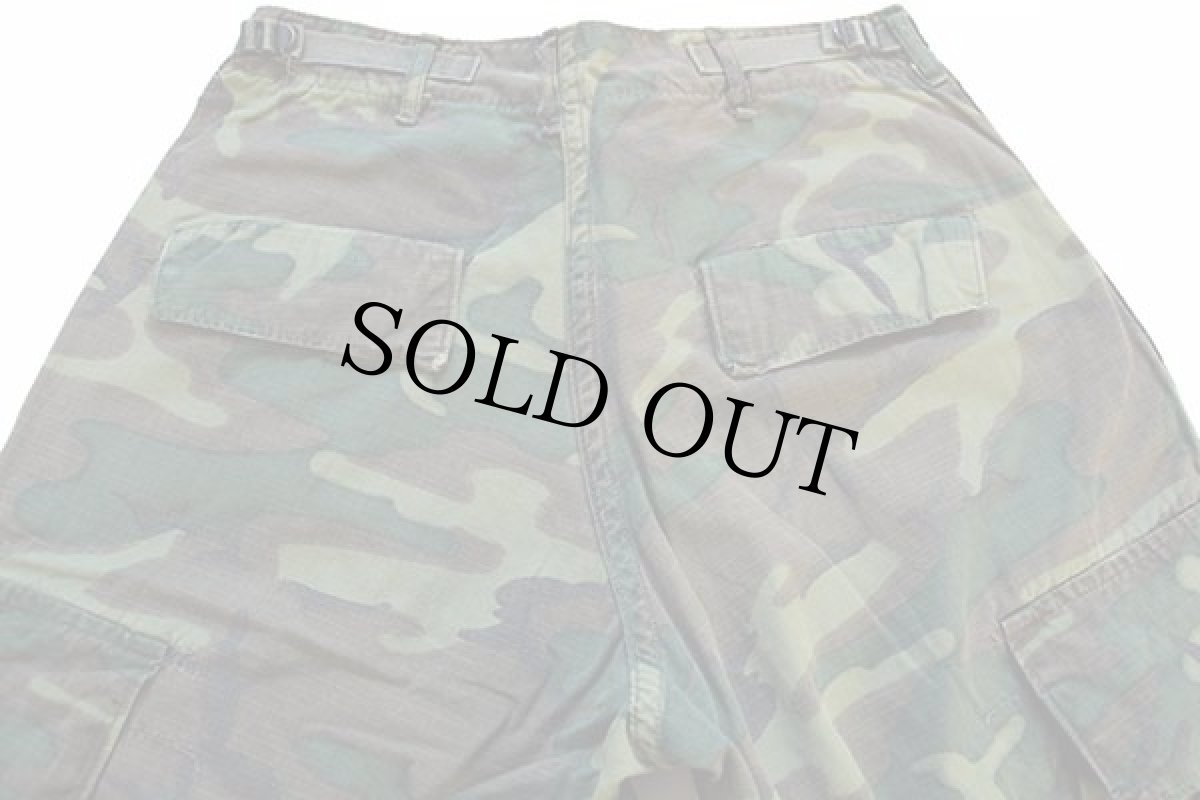 画像5: 60s 米軍 U.S.ARMY ERDL グリーンリーフカモ ジャングルファティーグパンツ S-S (5)