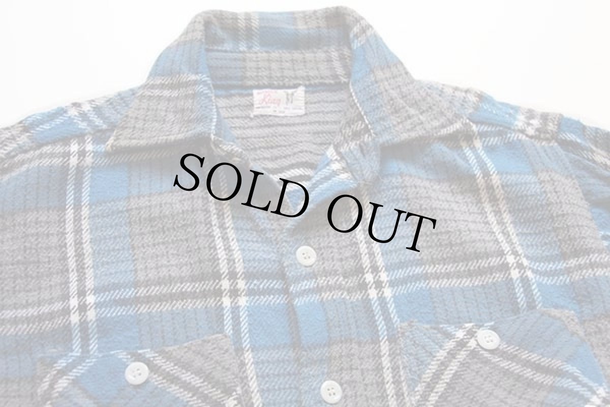 画像3: 60s WINTER King チェック コットン フランネルシャツ (3)