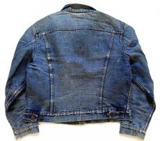 画像2: 70s USA製 Levi'sリーバイス 70505 ブランケットライナー デニムジャケット ボロ (2)