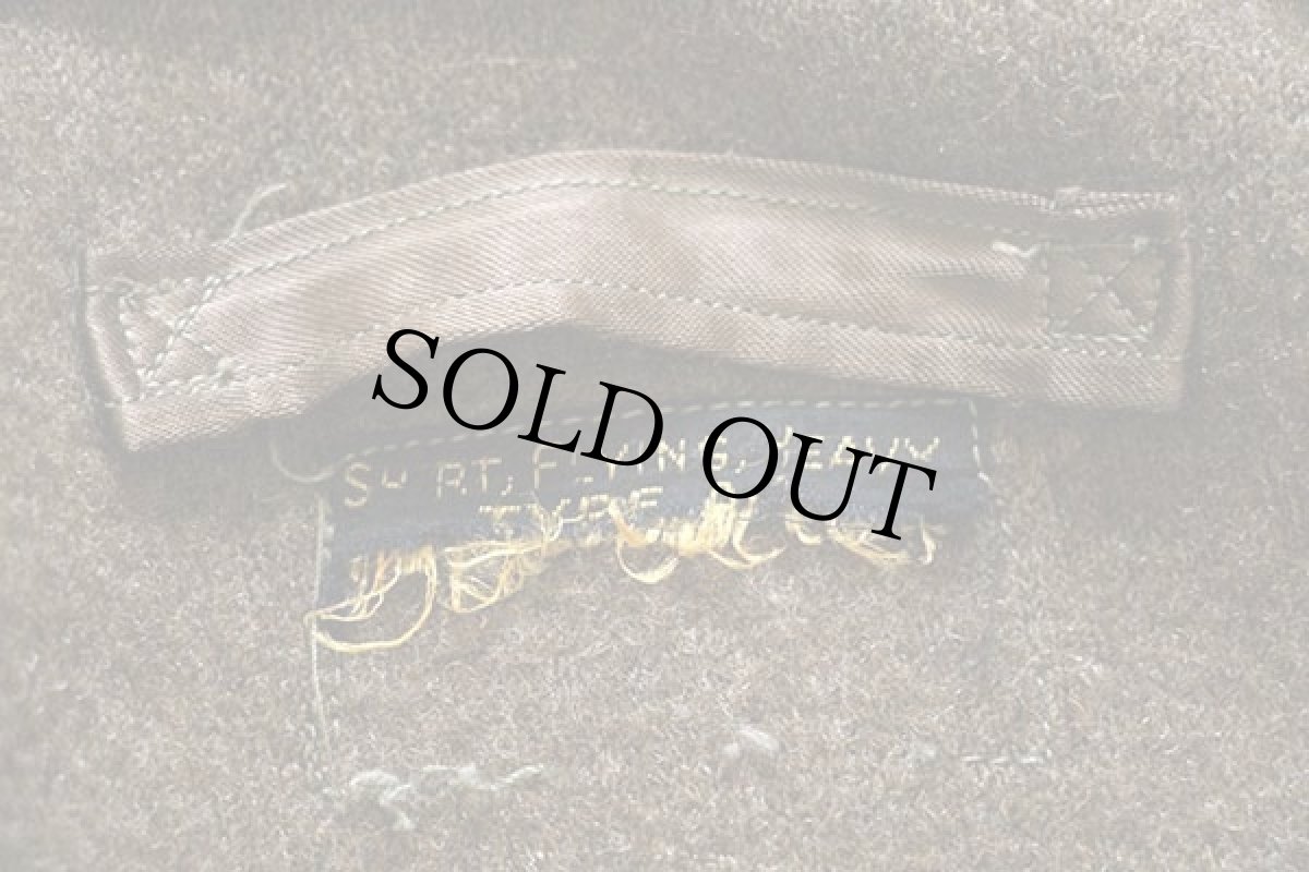 画像4: 40s 米軍 USAF A-1 フライングシャツ ウールジャケット オリーブドラブ (4)