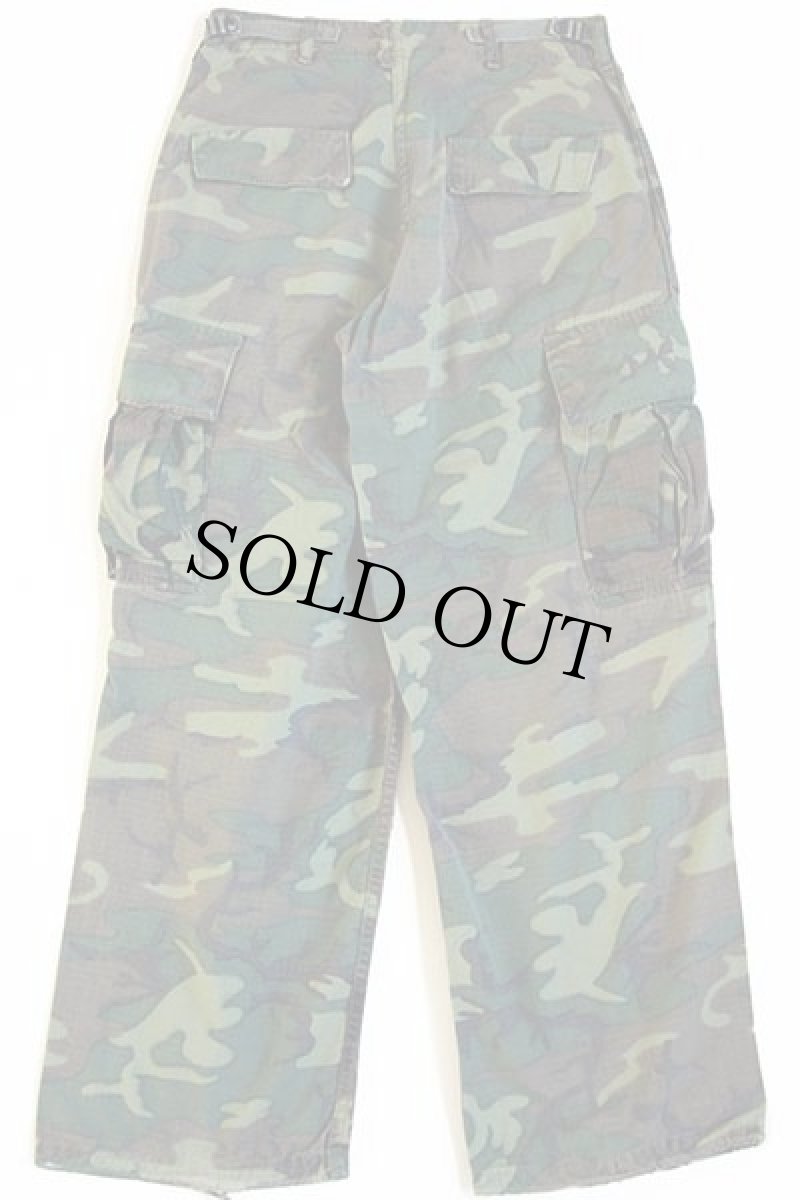 画像3: 60s 米軍 U.S.ARMY ERDL グリーンリーフカモ ジャングルファティーグパンツ S-S (3)