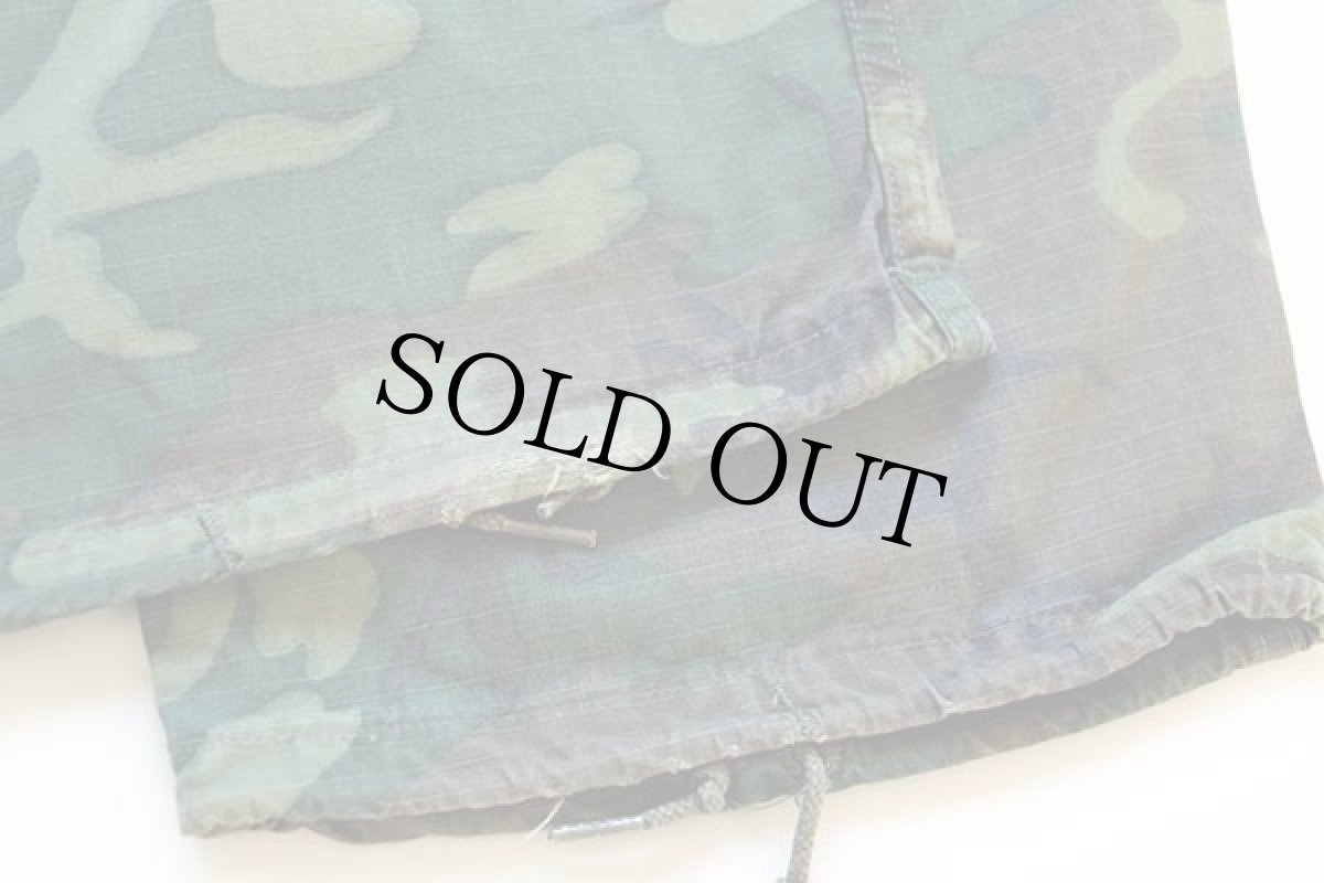 画像8: 60s 米軍 U.S.ARMY ERDL グリーンリーフカモ ジャングルファティーグパンツ S-S (8)