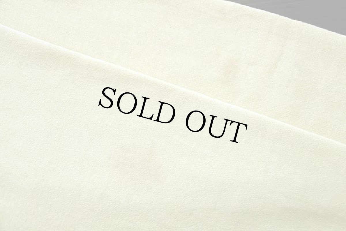 画像8: 60s USA製 SPORTSWEAR WISCONSIN DELLS 染み込みプリント セパポケ フルジップ スウェット 薄黄 L (8)