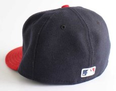 画像2: USA製 NEW ERA 59FIFTY MLB Atlanta Braves 刺繍 ツートン ベースボールキャップ 紺 7 (2)