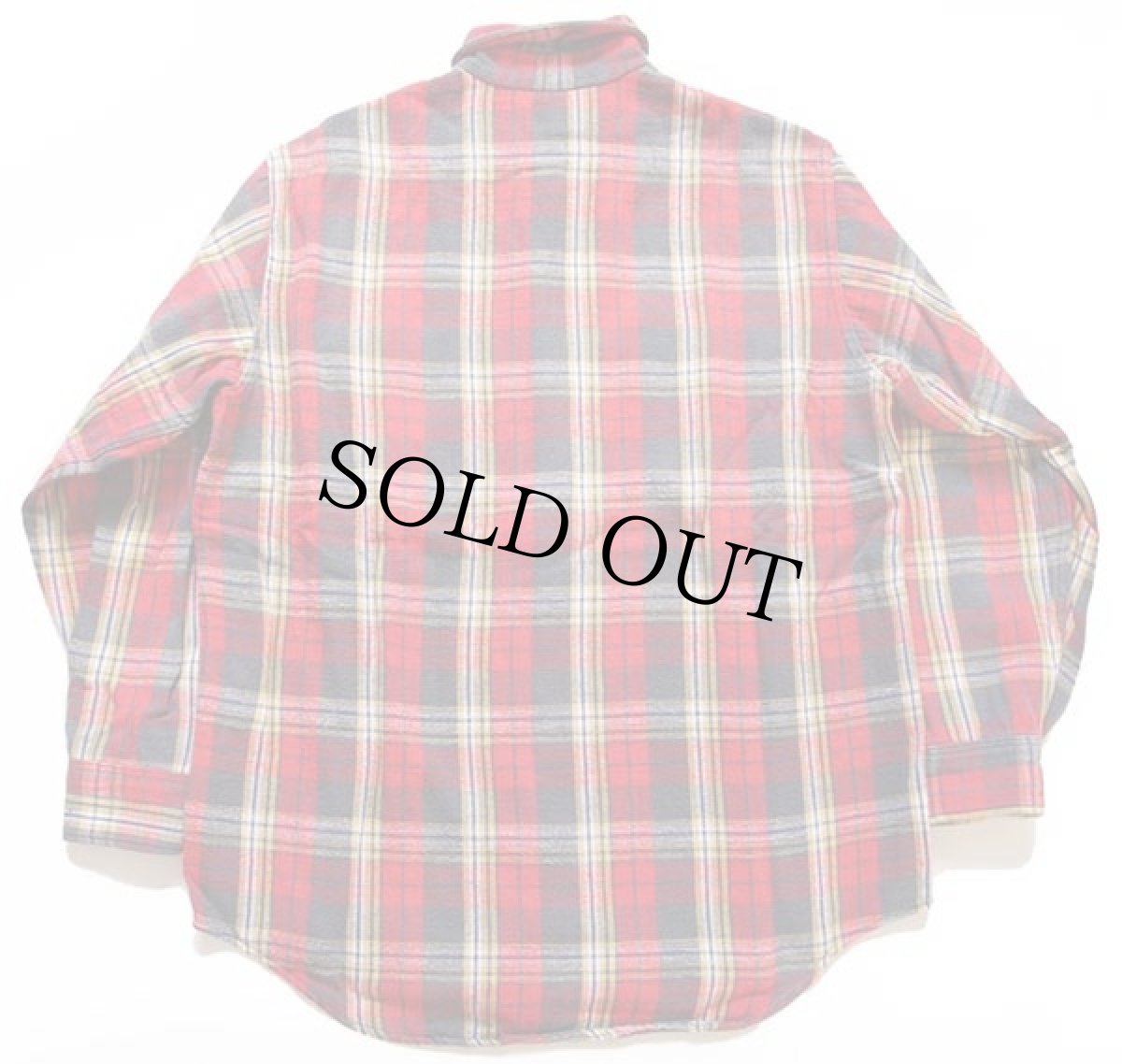 画像2: 60s Penneys BIGMACビッグマック チェック コットン フランネルシャツ M (2)