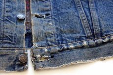 画像6: 70s USA製 Levi'sリーバイス 70505 ブランケットライナー デニムジャケット ボロ (6)