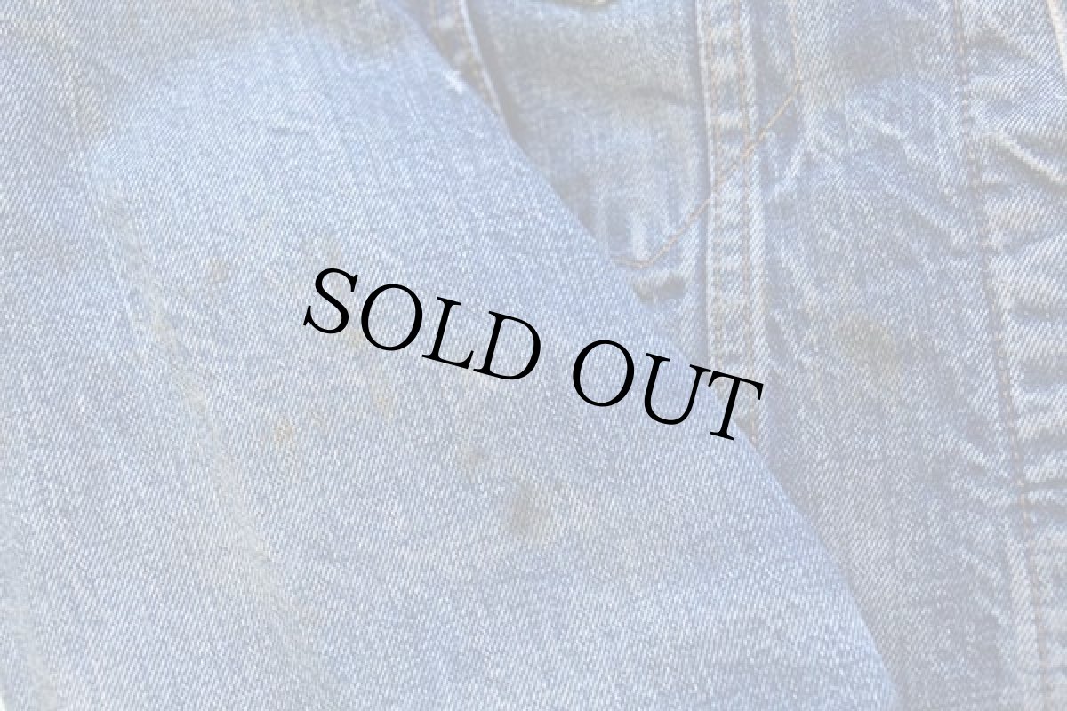 画像9: 70s USA製 Levi'sリーバイス 70505 ブランケットライナー デニムジャケット ボロ (9)