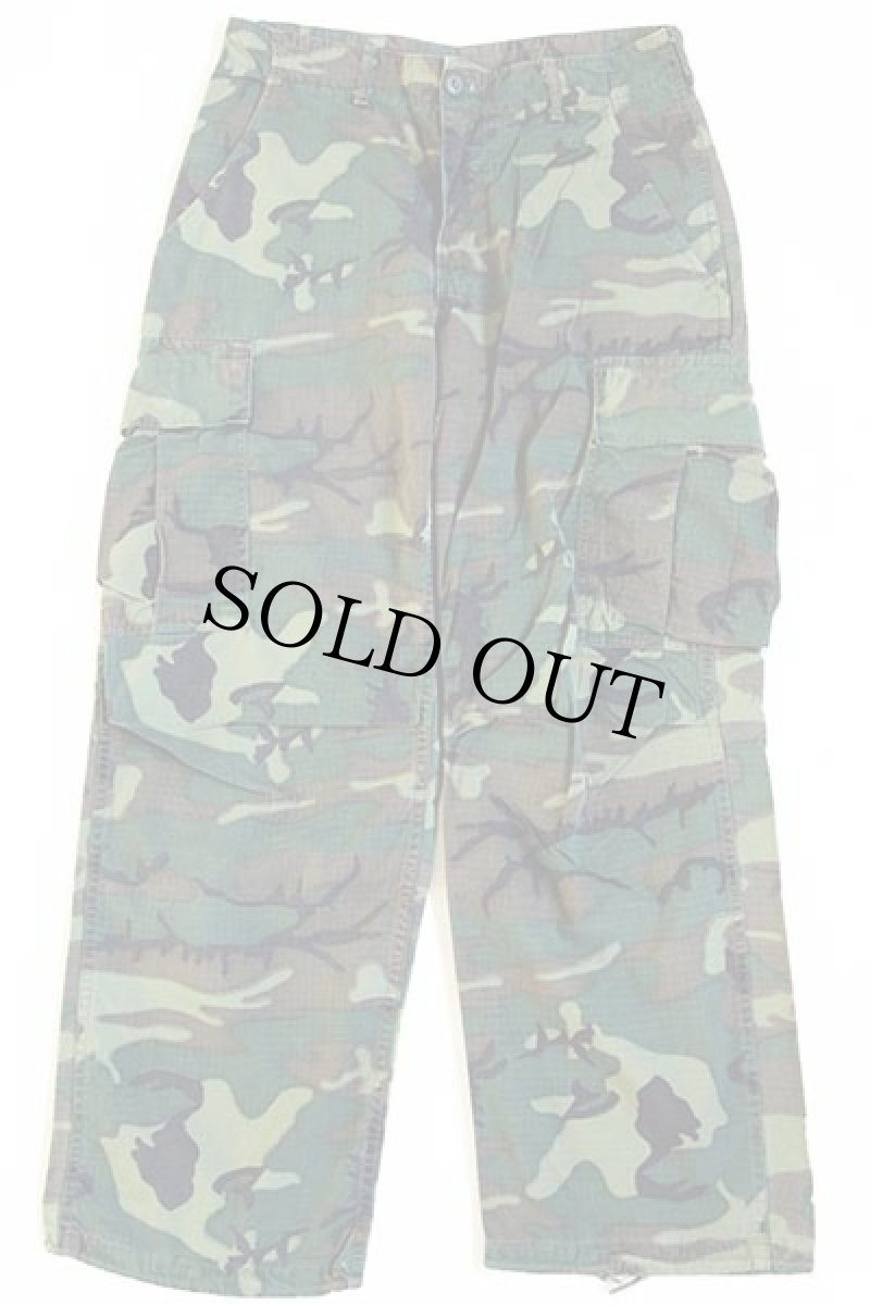 画像2: 60s 米軍 U.S.ARMY ERDL グリーンリーフカモ ジャングルファティーグパンツ S-S (2)
