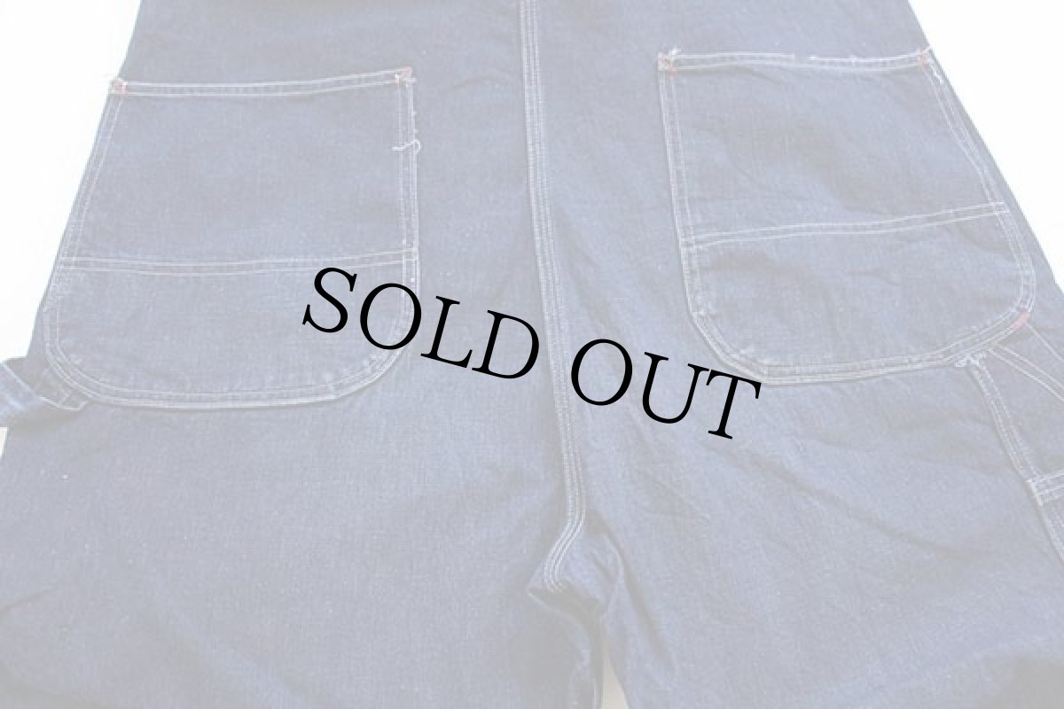 画像5: 50s USA製 PENNEY'S PAYDAY インディゴ デニム オーバーオール (5)