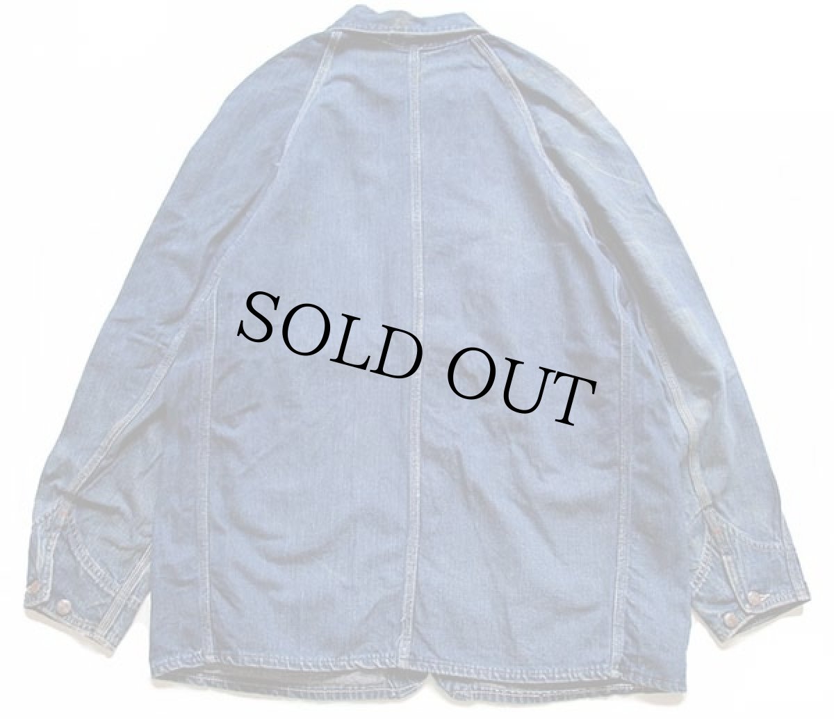 画像2: 50s PENNEY'S PAYDAY インディゴ デニム カバーオール (2)