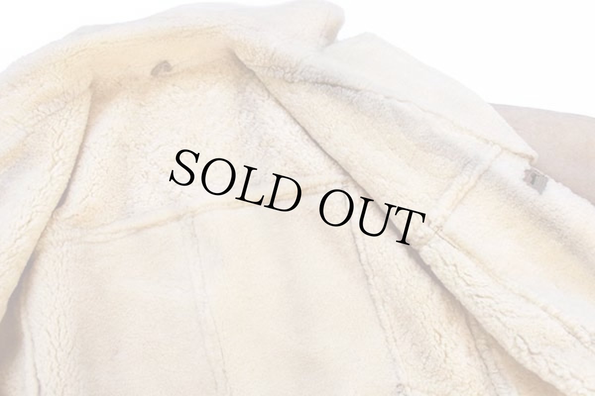 画像5: 90s ニュージーランド製 CANTERBURY リアル ムートンコート ベージュ 22 (5)