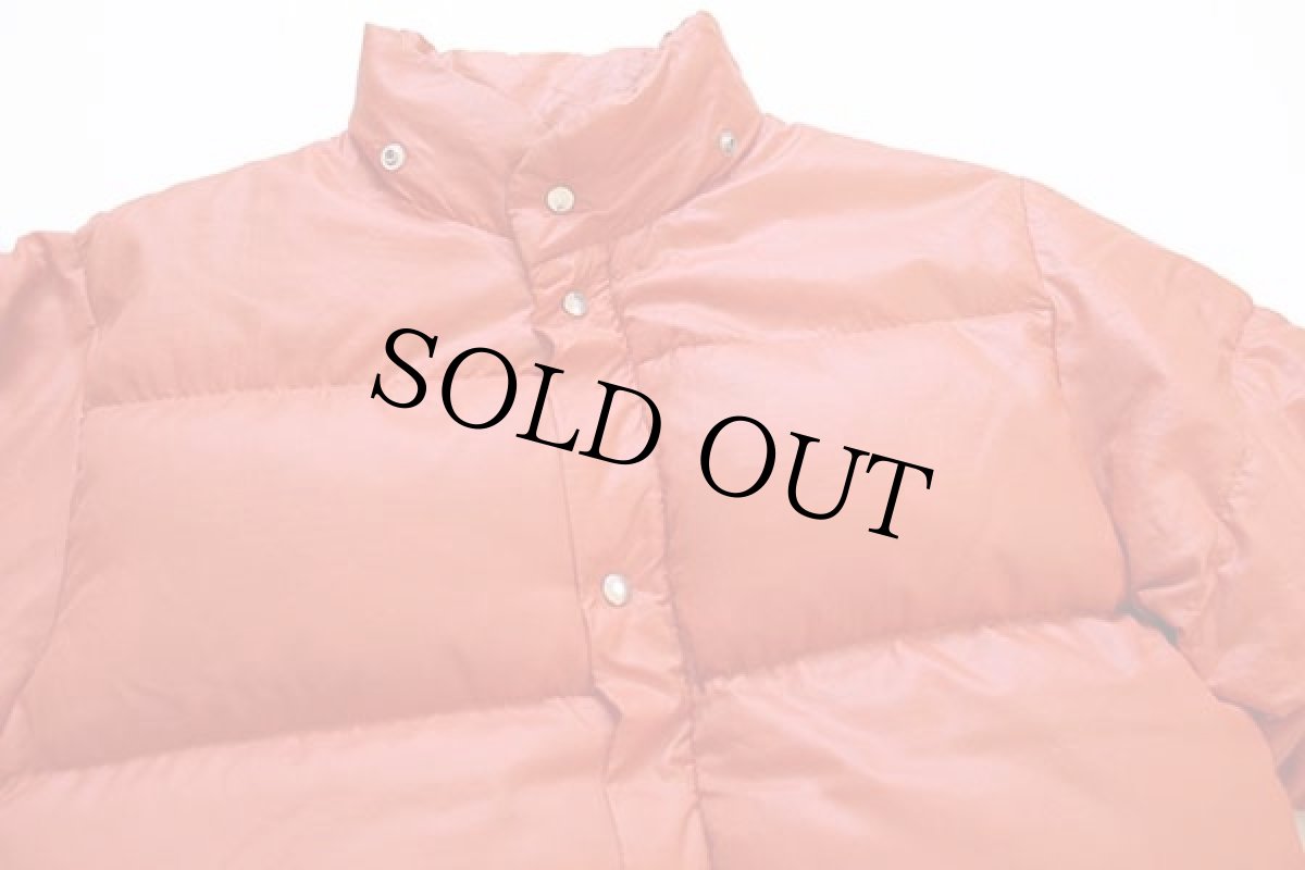 画像3: 70s Woolrichウールリッチ ナイロン ダウンジャケット オレンジ M (3)