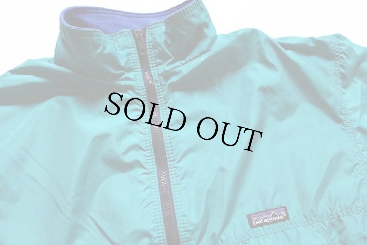 画像3: 90s USA製 patagoniaパタゴニア フリースライナー ナイロンジャケット エメラルドグリーン M★シェルドシンチラ (3)