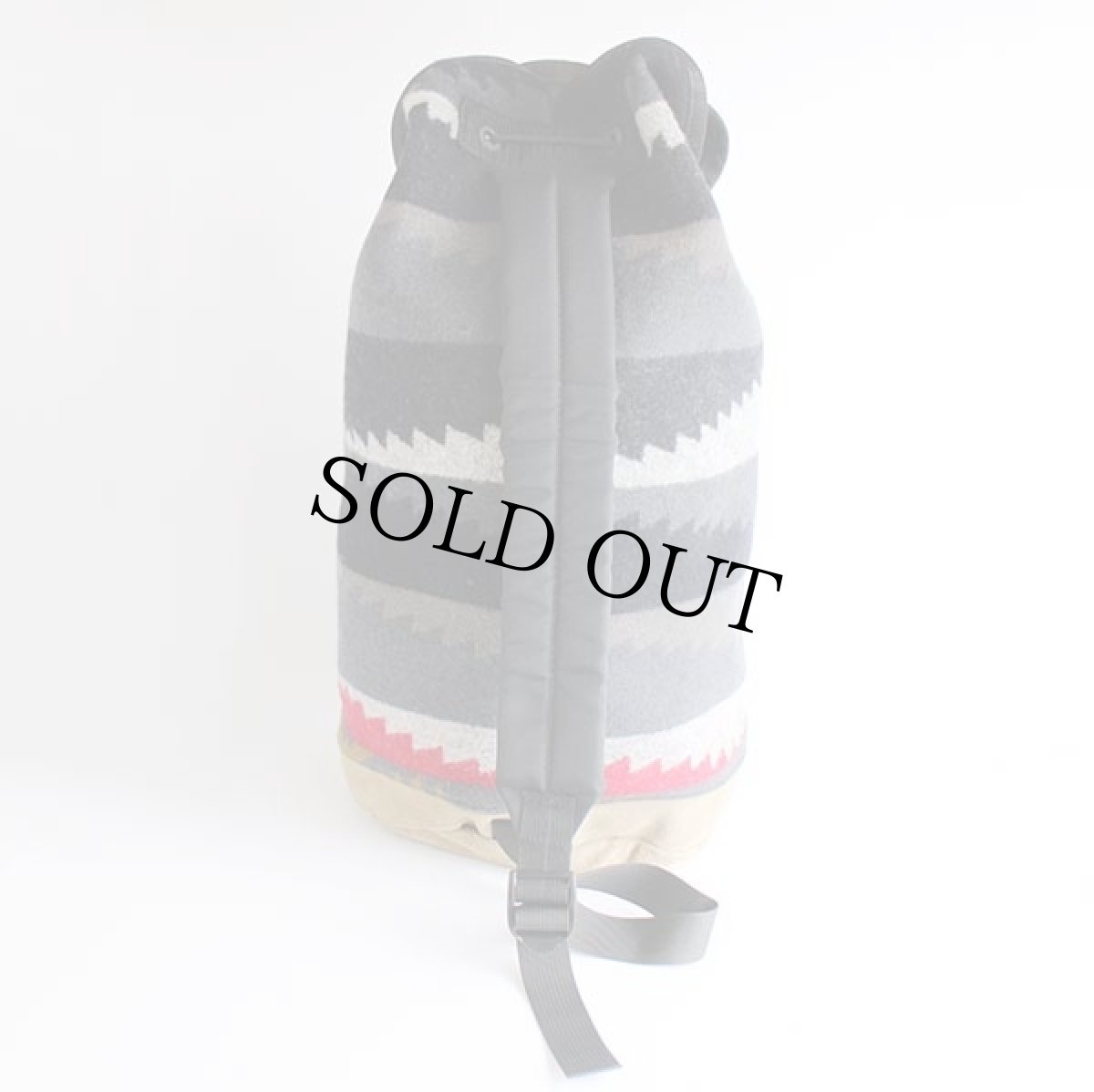 画像3: デッドストック★80s USA製 PENDLETONペンドルトン ネイティブ柄 ボトムレザー ウール ブランケット ワンショルダーバッグ (3)